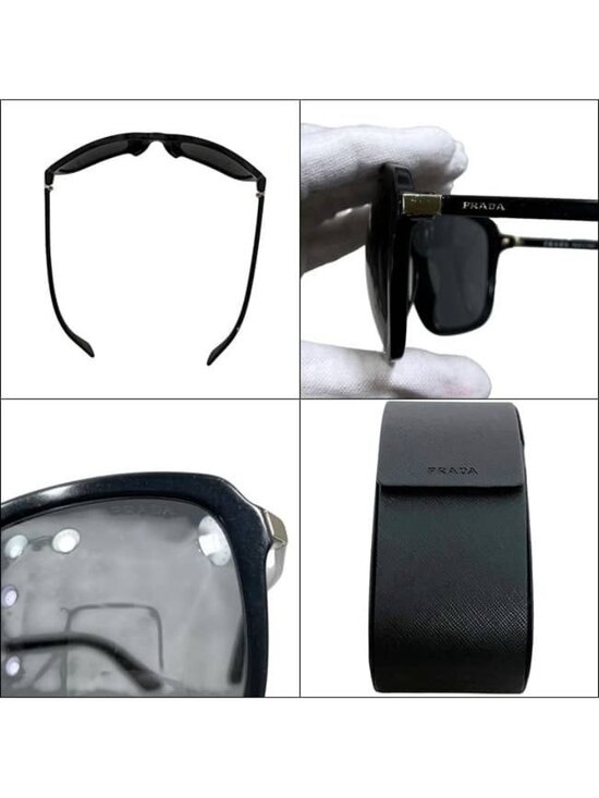 Prada Sunglasses Black Spr Side Logo Acetate Eyewear main image 5